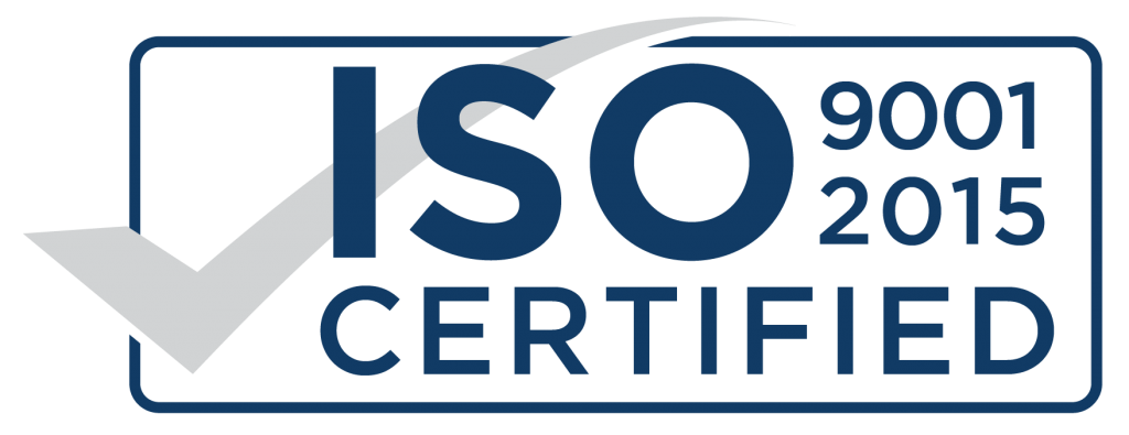 We Are Now ISO9001:2015 Certified