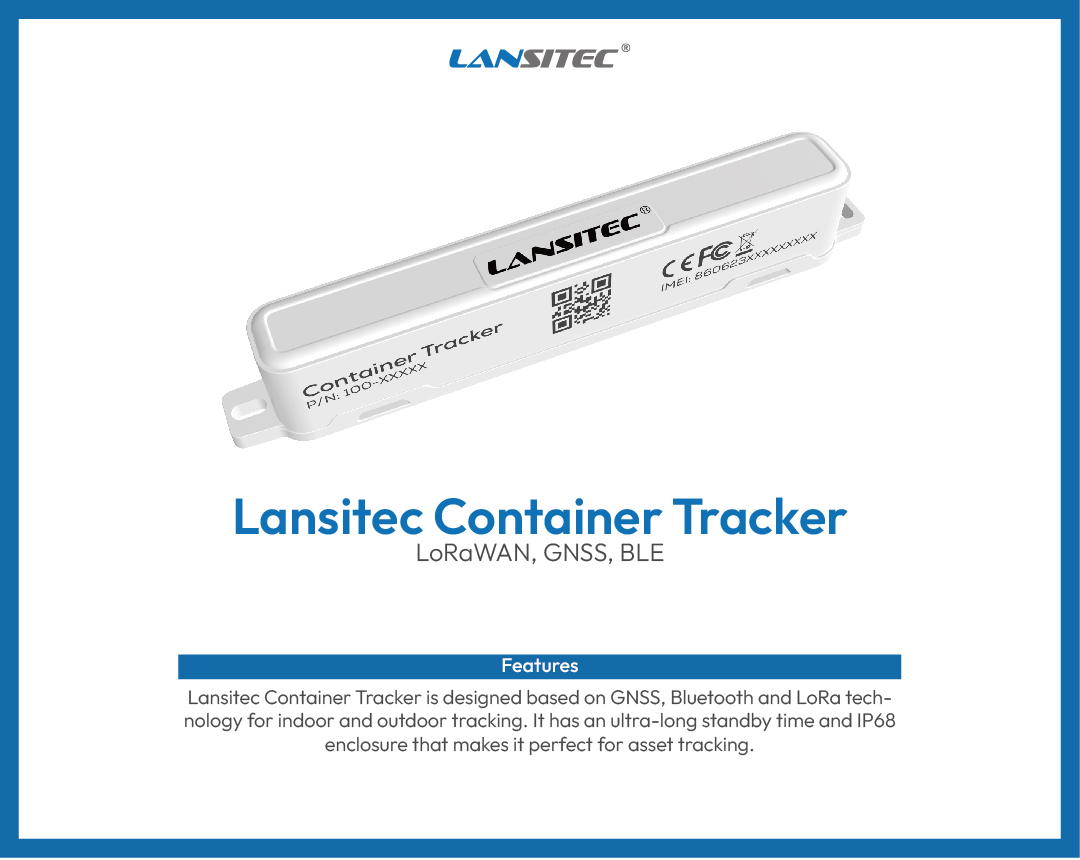 How the Lansitec Container Tracker Monitors Sea Container Locations