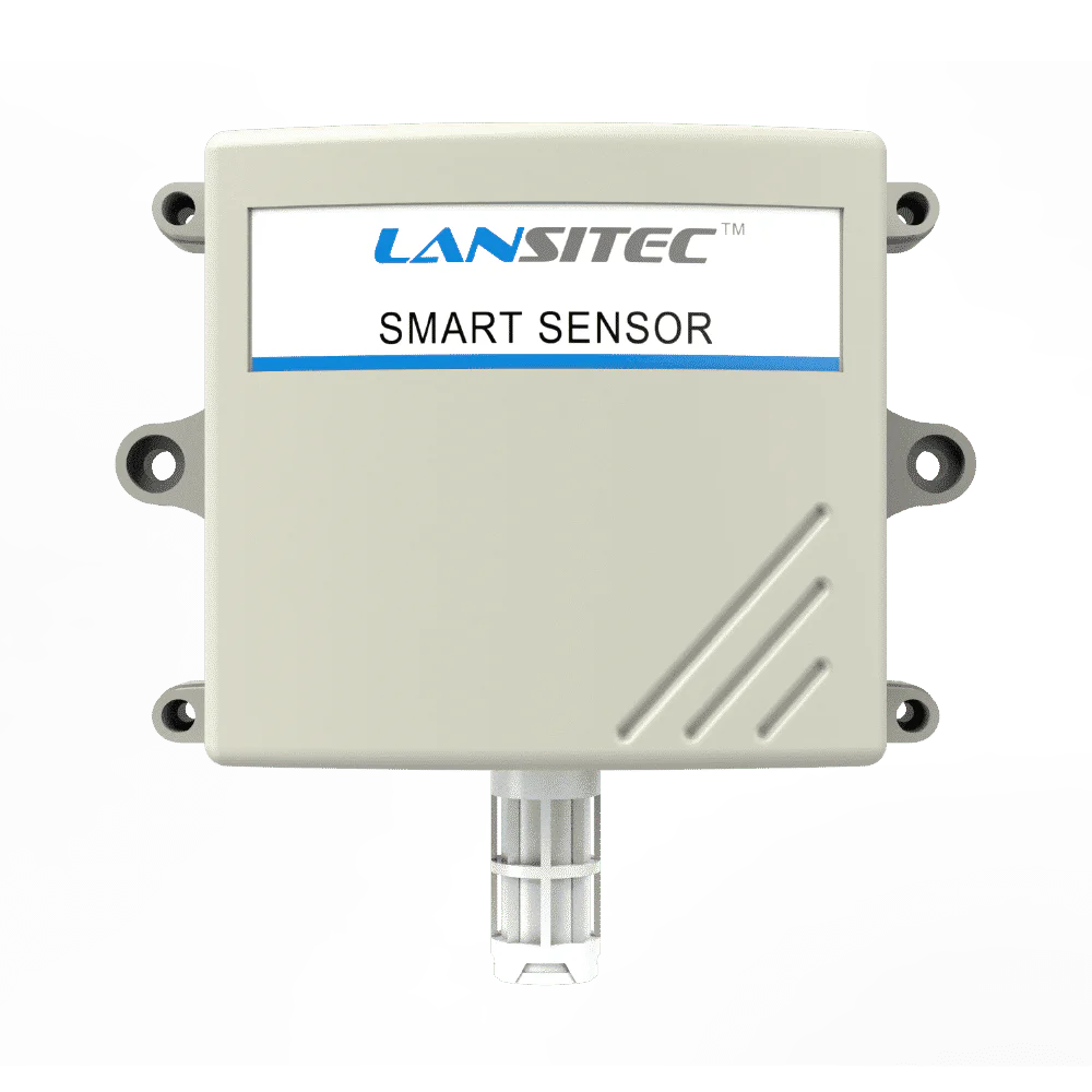 เซ็นเซอร์วัดอุณหภูมิและความชื้น LoRa 1 ยี่ห้อ Lansitec เซ็นเซอร์อุณหภูมิและความชื้น Lorawan