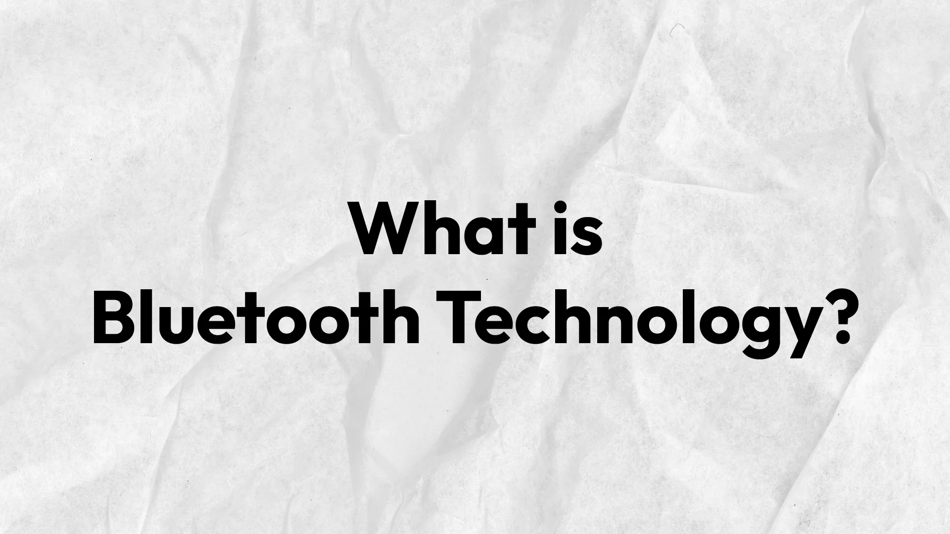 O que é a tecnologia Bluetooth