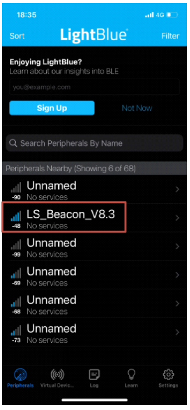 B002 Bluetooth Beacon Label Configuring 