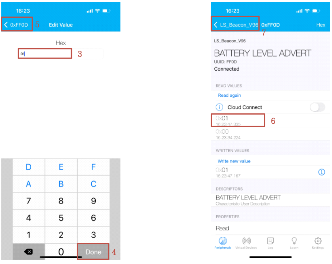 B006 BadgeBluetooth Beacon User Manual 9 B006 Badge Bluetooth Beacon Battery Level Advert Configuration 1