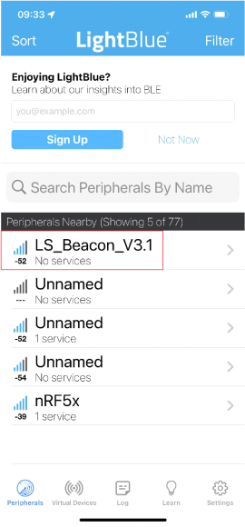 Bluetooth Beacon 1