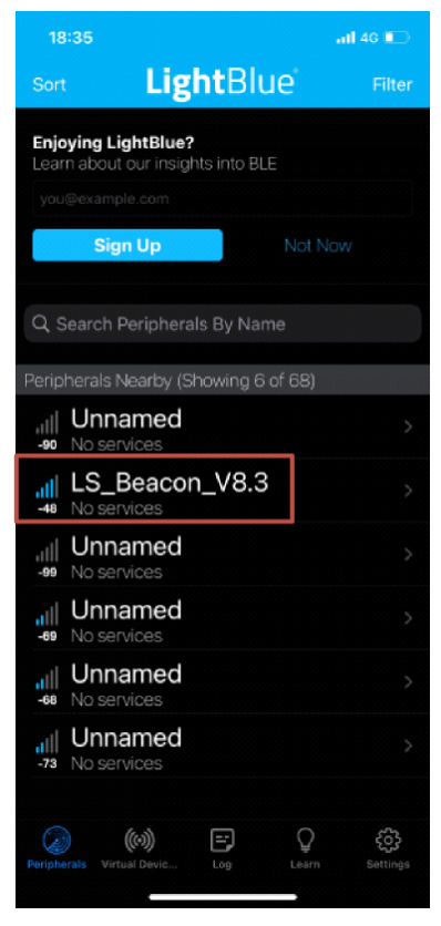 I5 Wearable Bluetooth Beacon Configuration