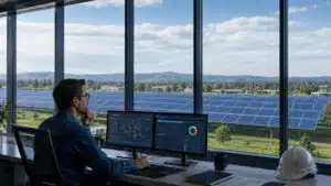 Por que o controle de dados é importante em um sistema moderno de monitoramento de energia?